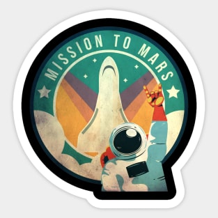 Mission to Mars: astronaut Sticker